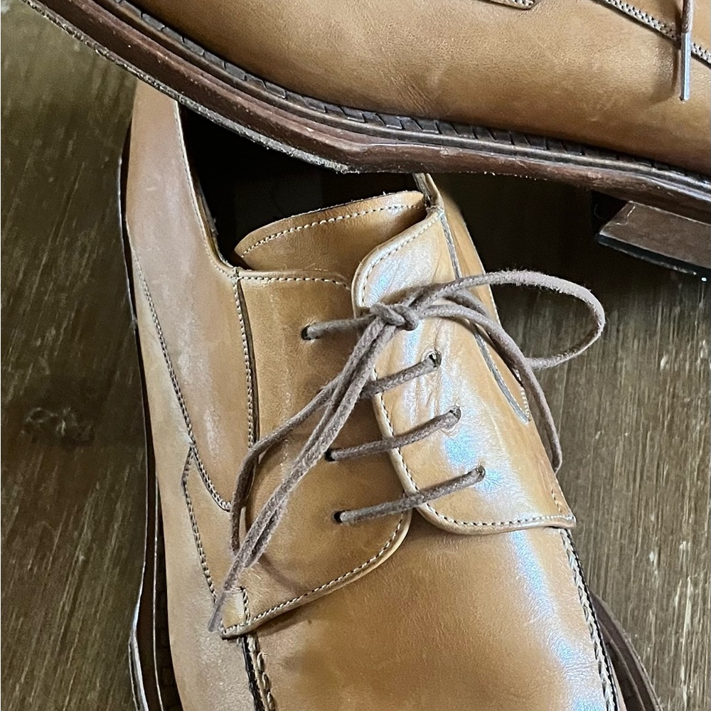 Liquidating! 
Mezlan Tan Leather Oxfords-Sharp! Pre-loved❤️ - Picture 7 of 9